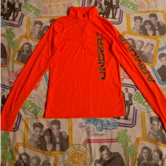 Under Armour Shirts Under Armour Fitted Long Sleeve Zip Jersey